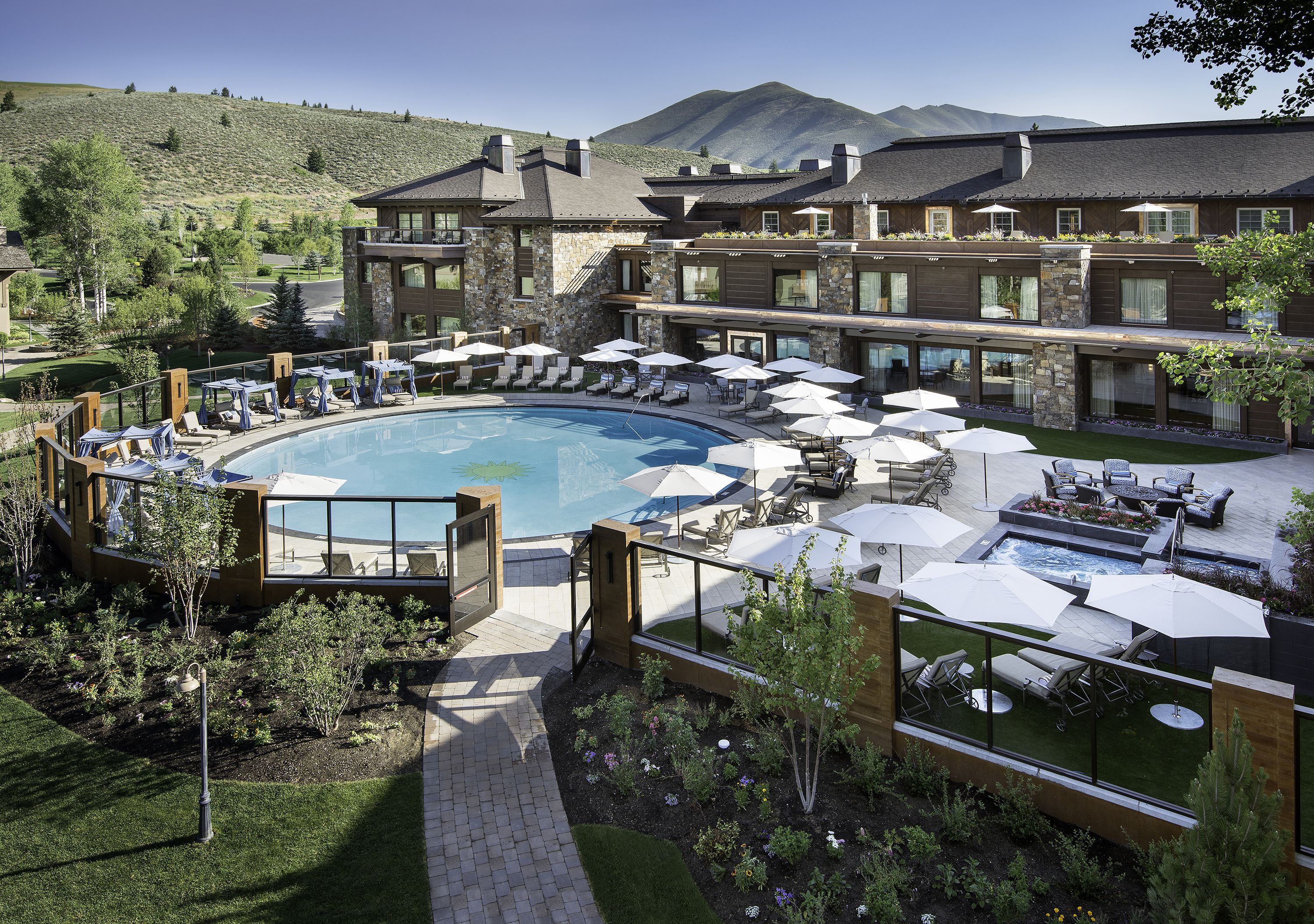 Pool view of Sun Valley Resort