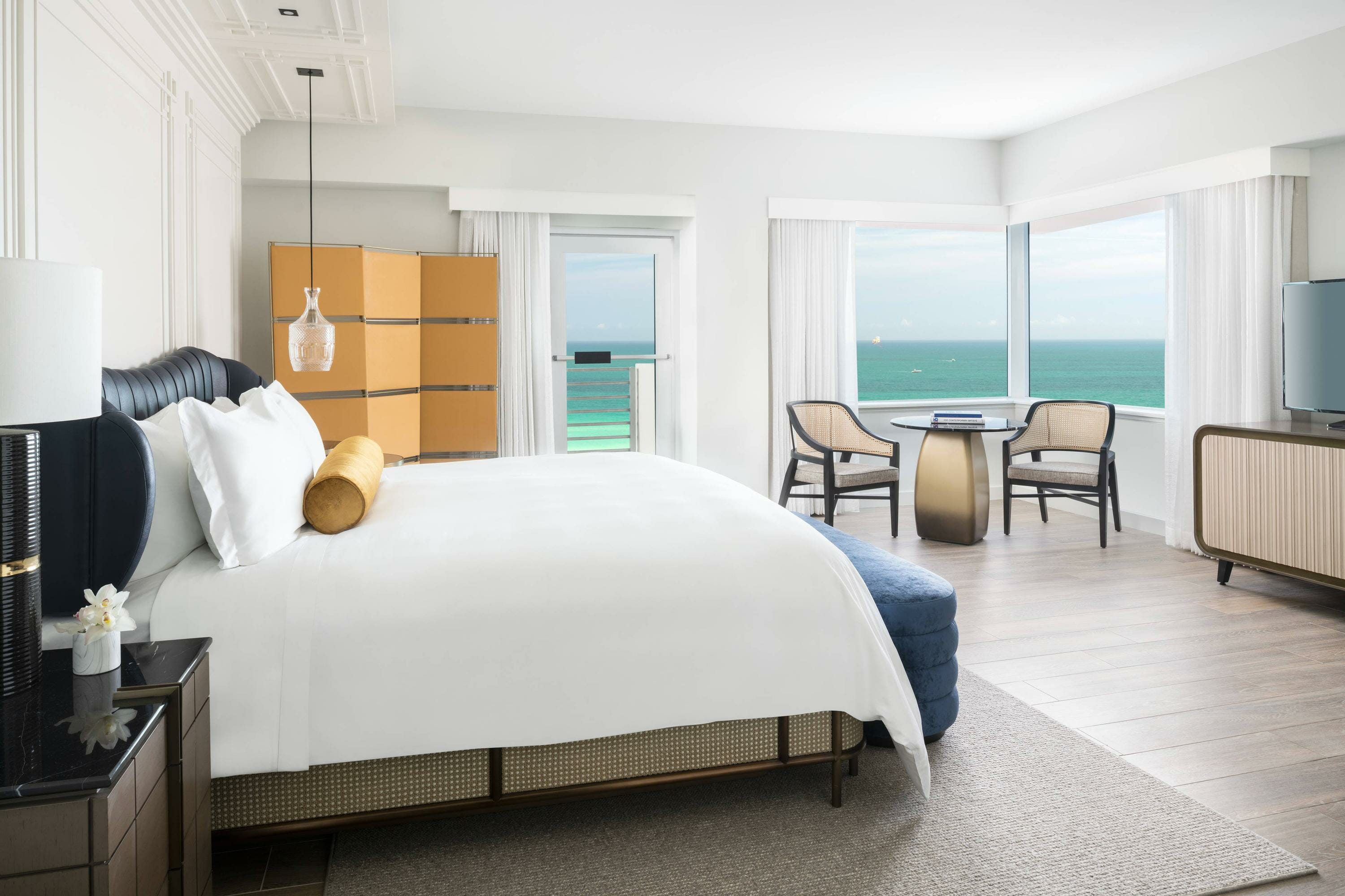 Bedroom view of The Ritz-Carlton South Beach