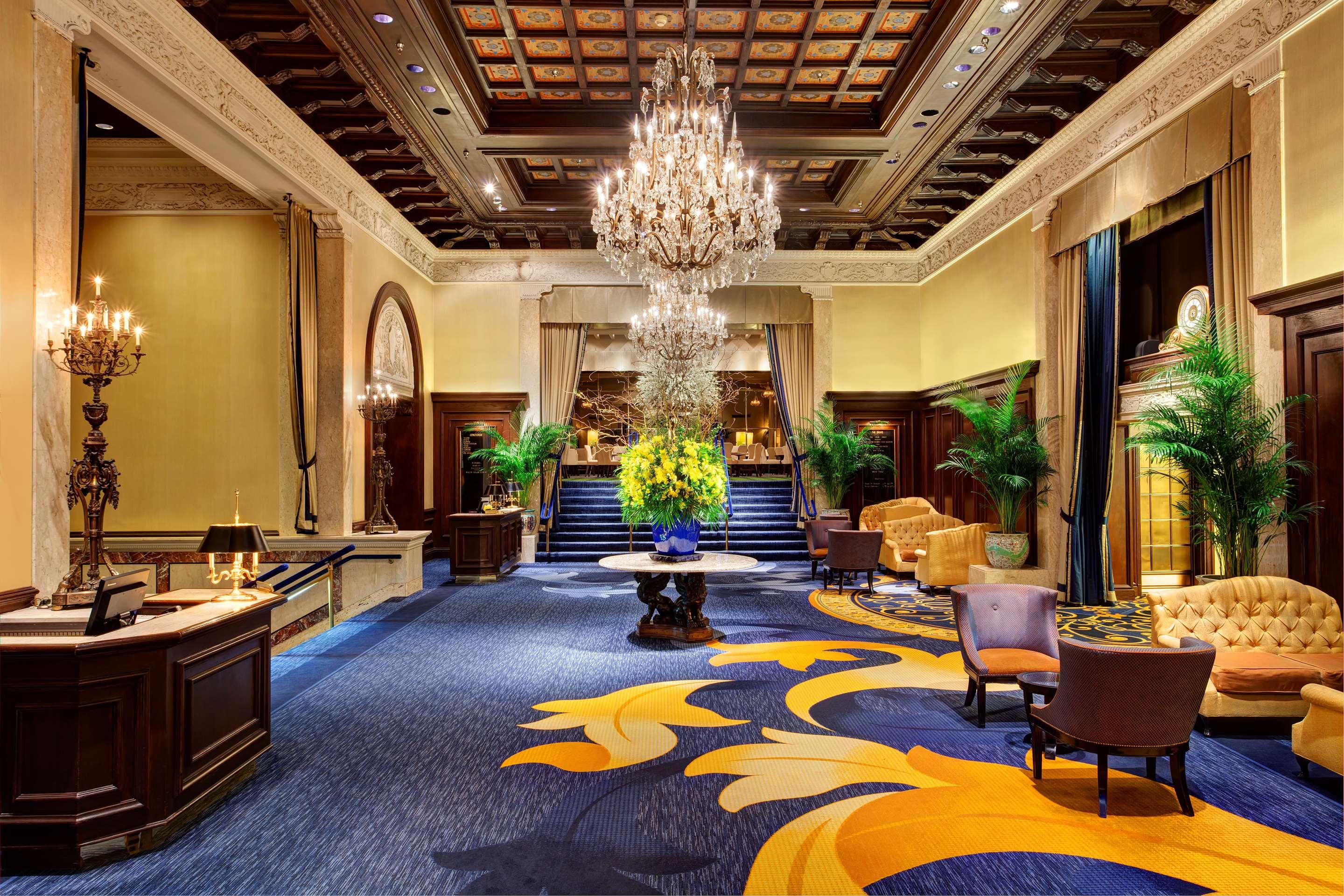 Lobby view of The Drake