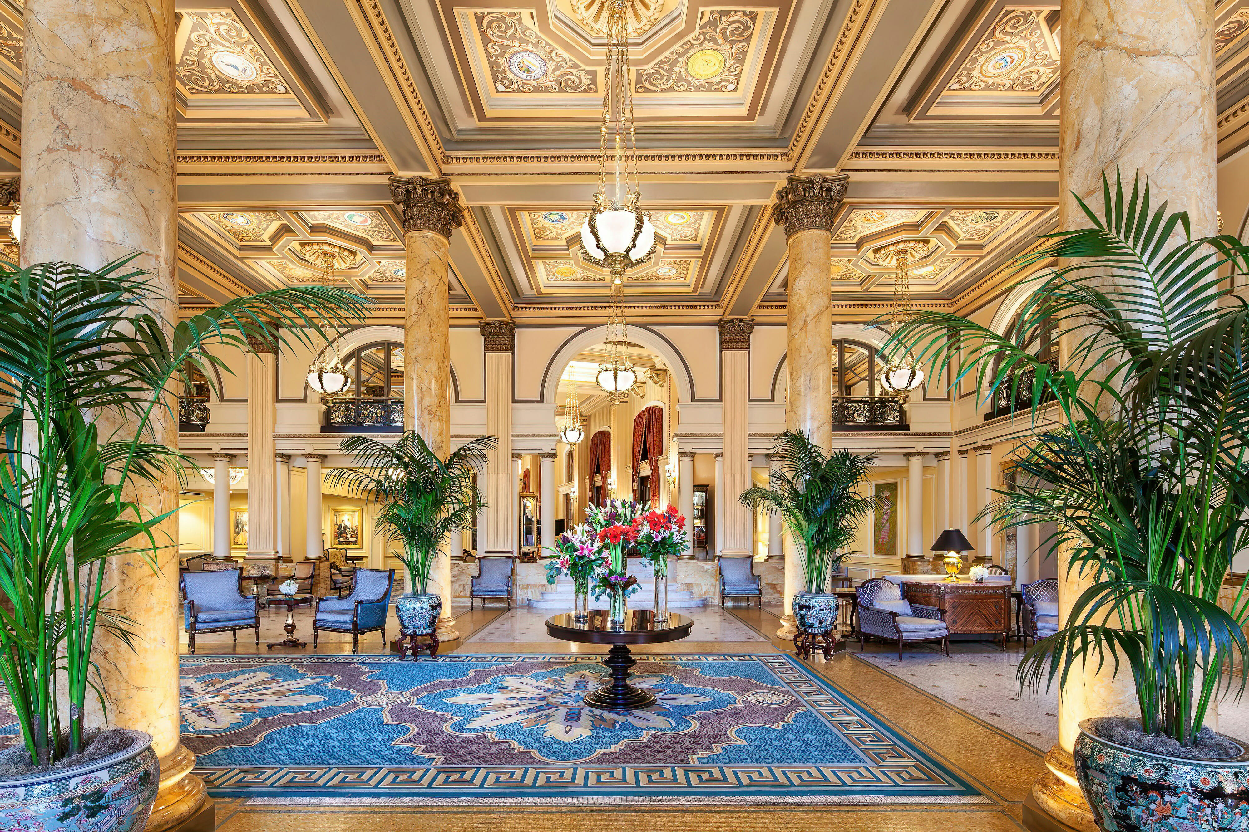 Lobby view of Willard Intercontinental Washington, An IHG Hotel