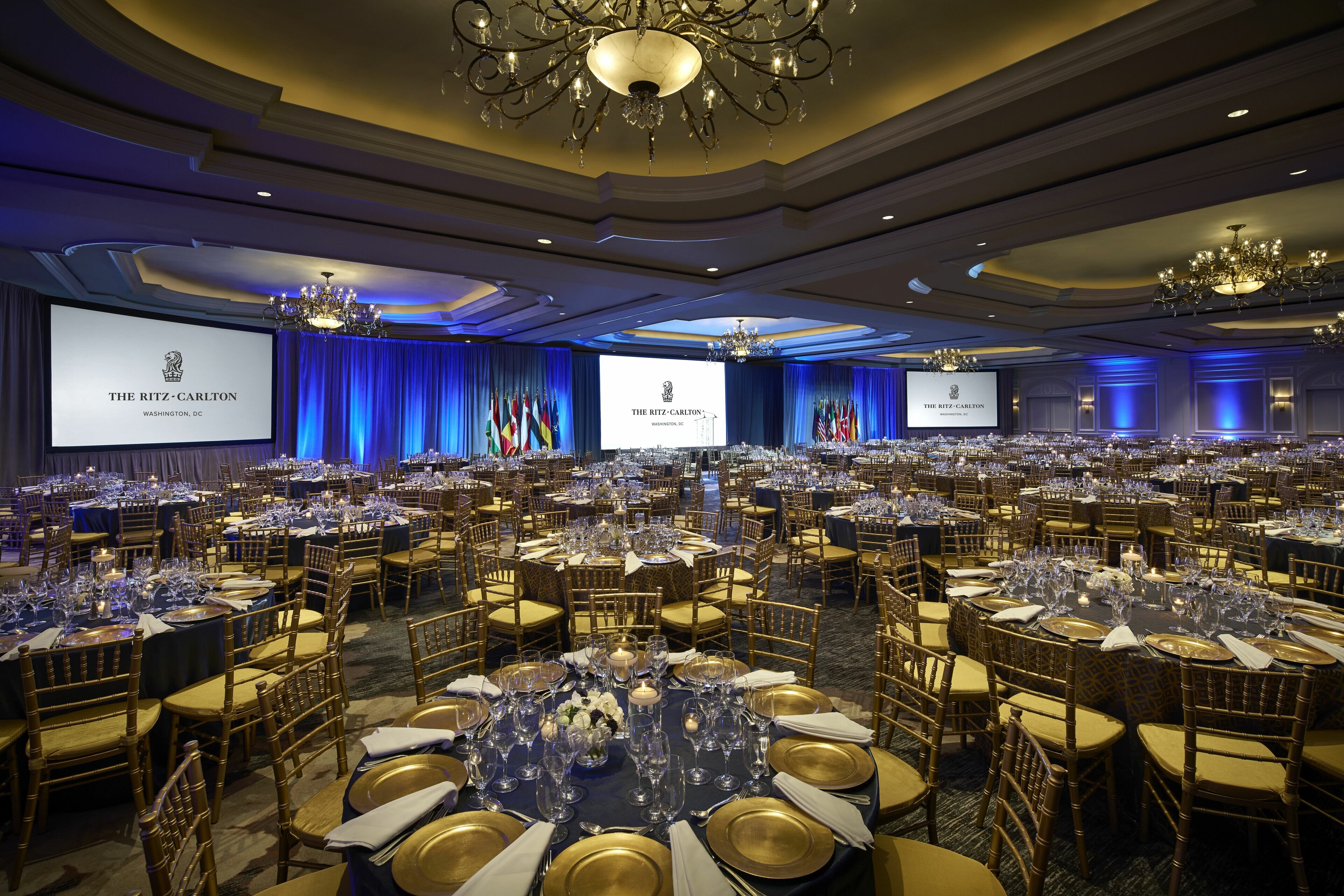 Banquet hall view of The Ritz-Carlton Washington DC