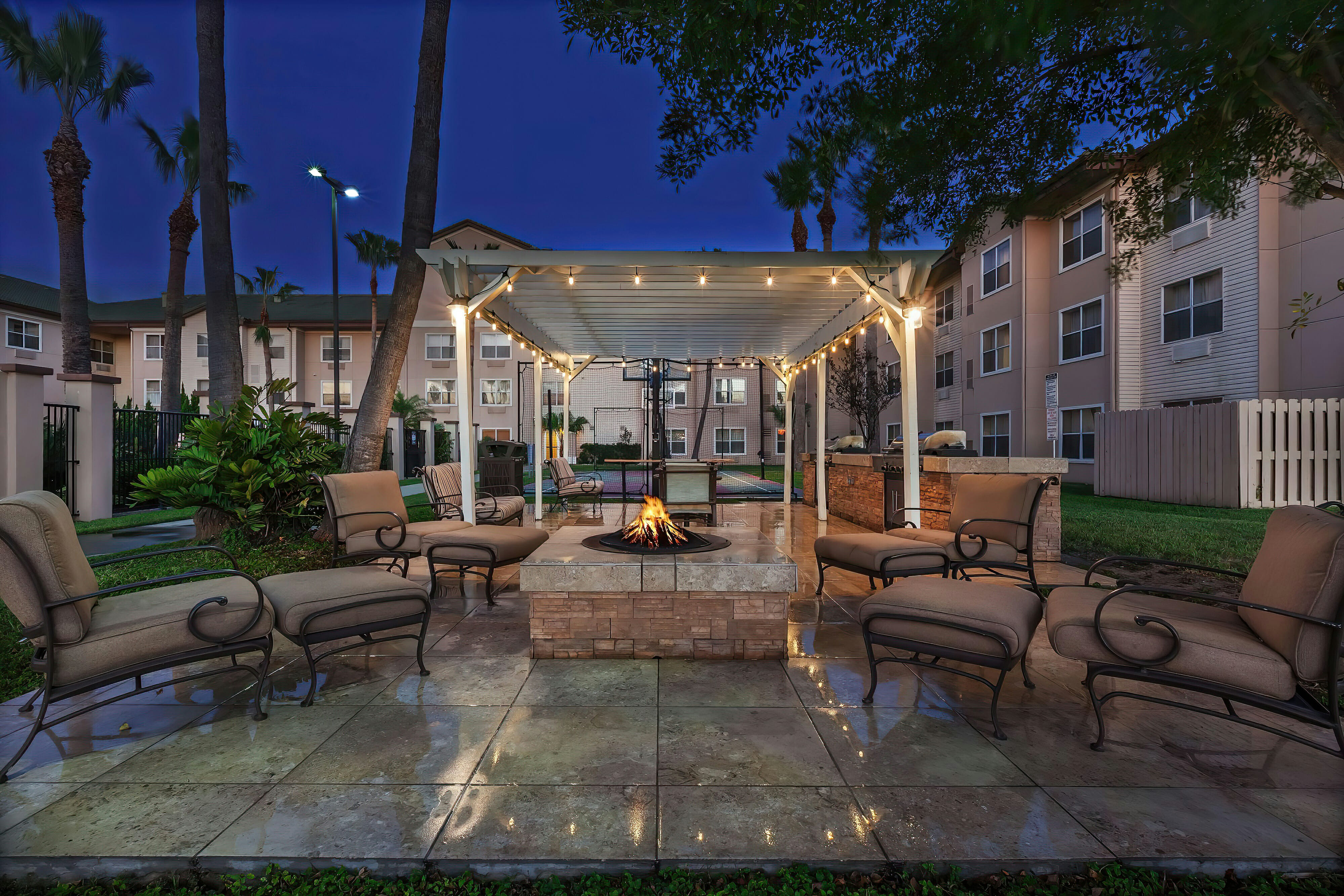 Patio view of Homewood Suites by Hilton Brownsville