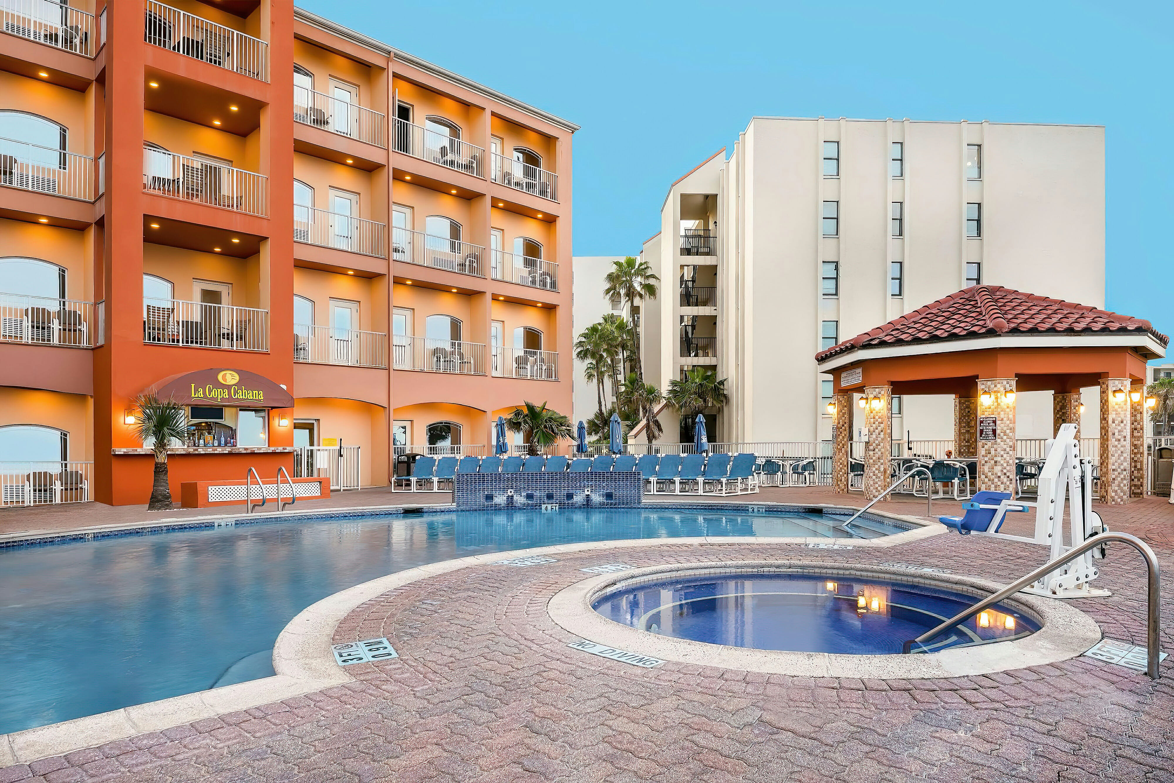 Pool view of La Copa Inn Beach Hotel