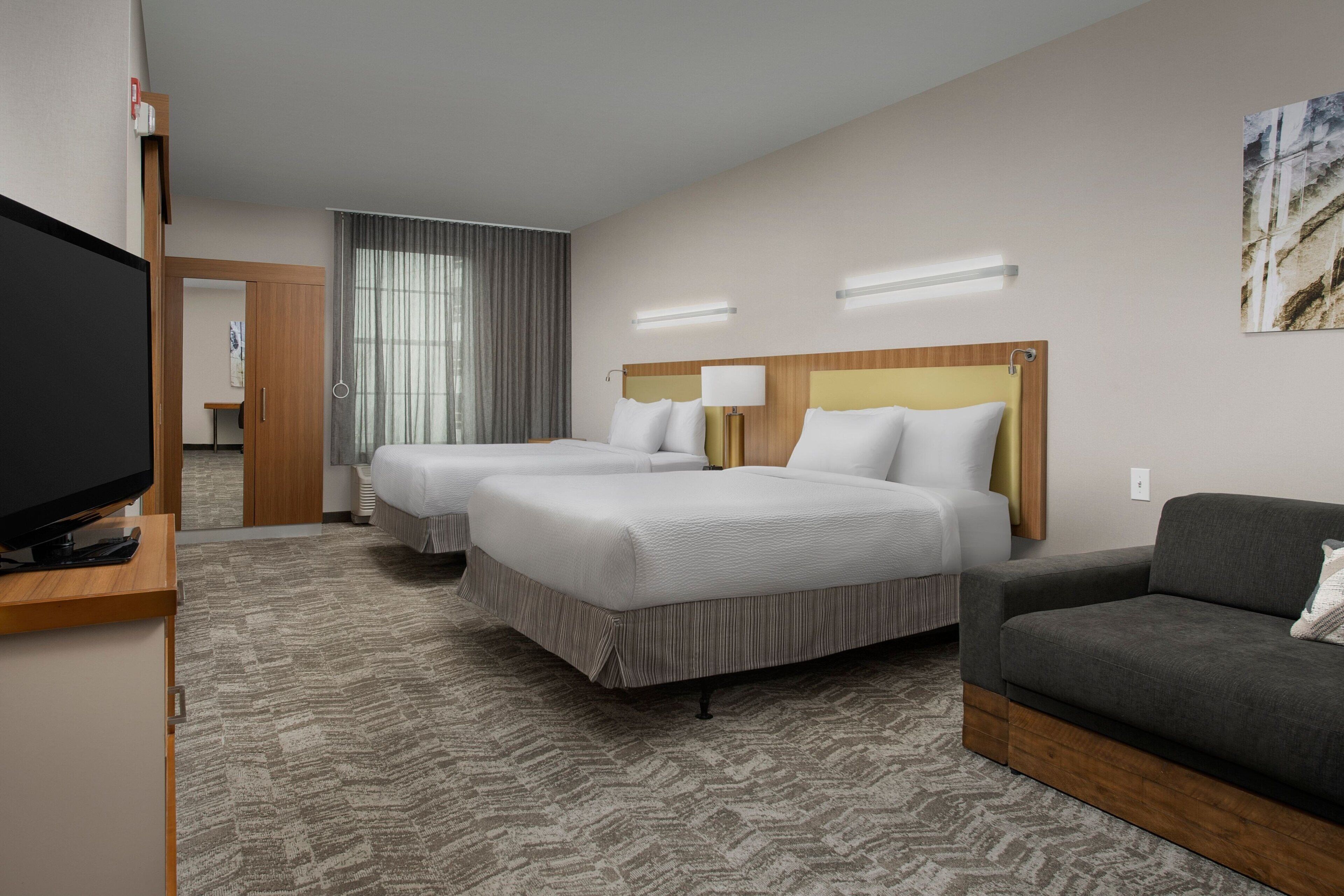 In-room safe, desk, blackout drapes, ironing board, SpringHill Suites by Marriott Huntsville West Research Park