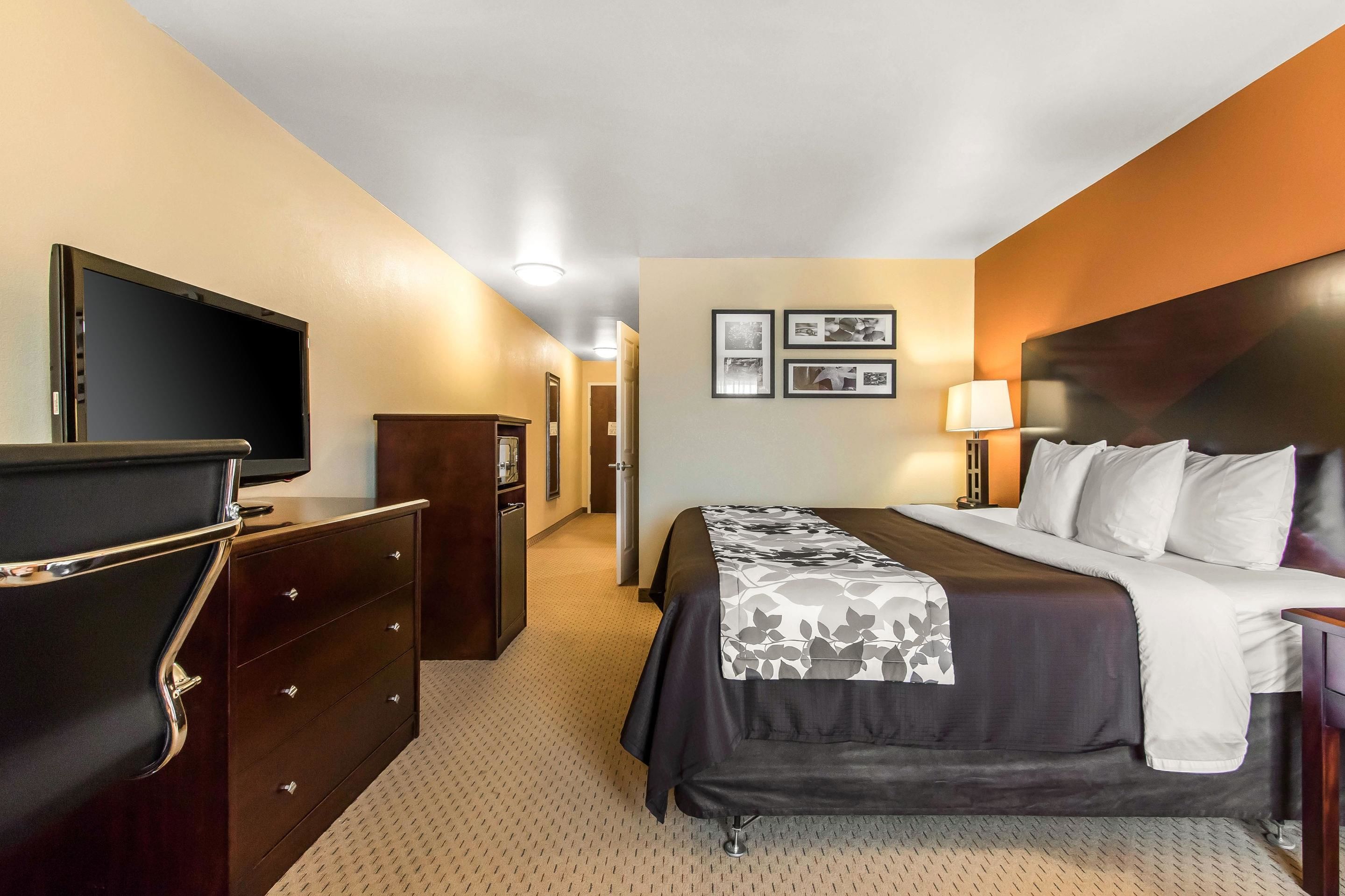 Premium bedding, pillowtop beds, desk, ironing board, Sleep Inn & Suites Huntsville Near U.S. Space & Rocket Center