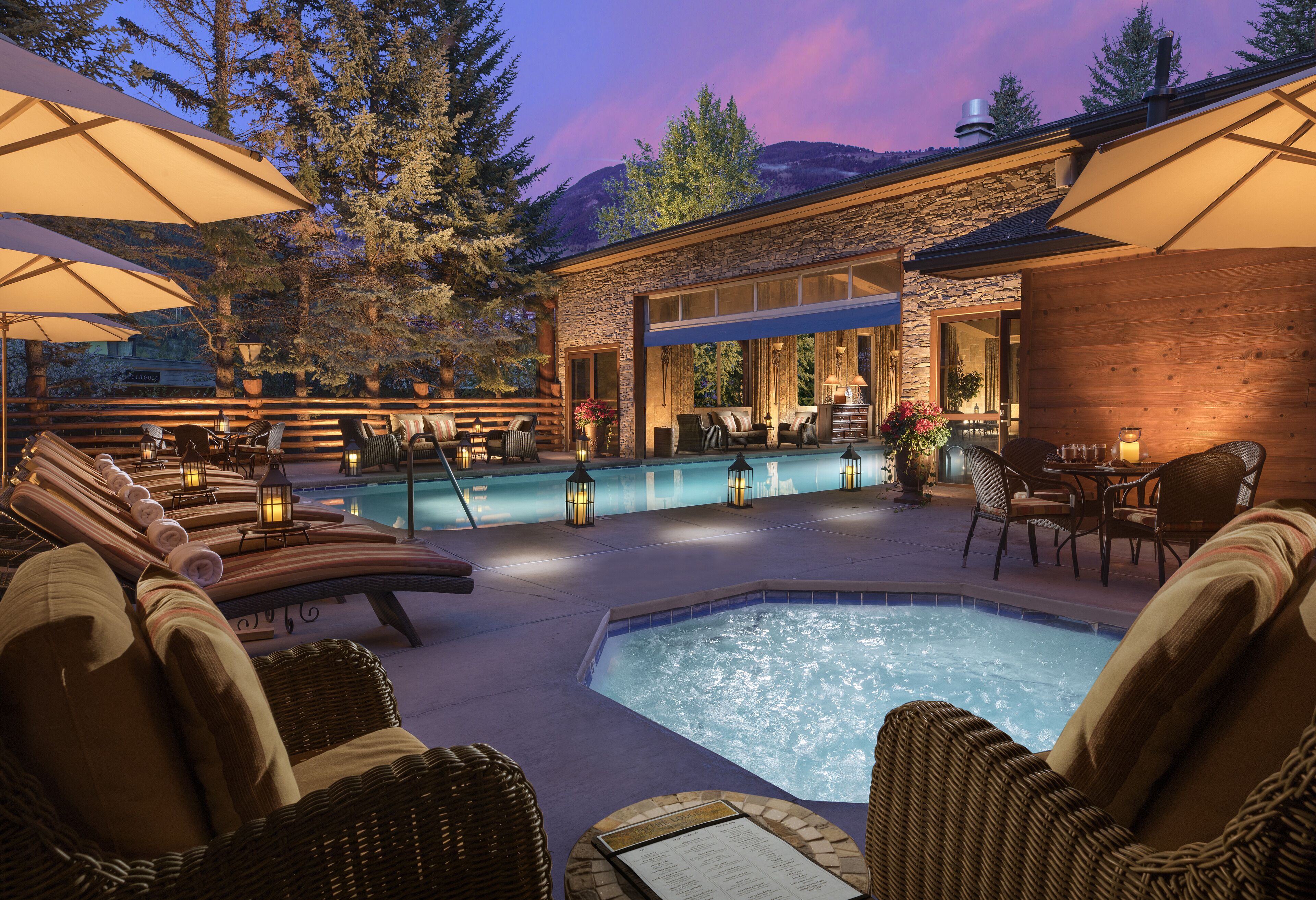 Pool view of The Lodge at Jackson Hole