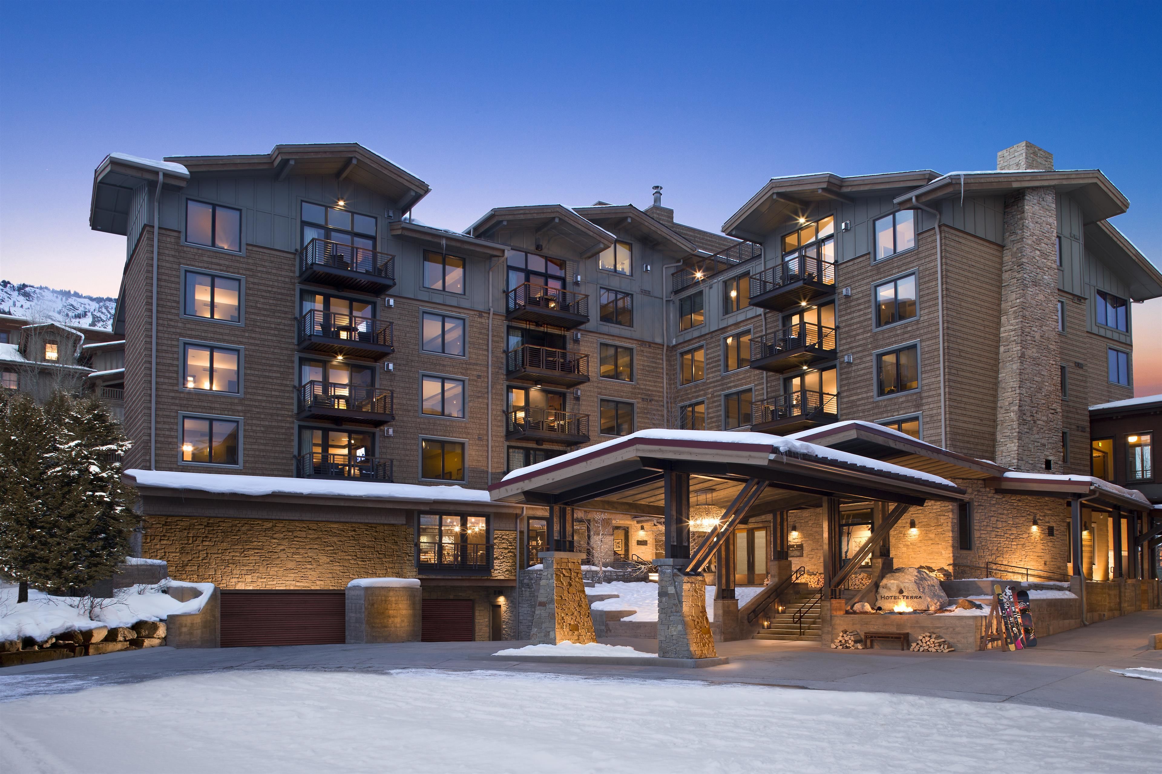 Building view of Hotel Terra Jackson Hole, a Noble House Resort