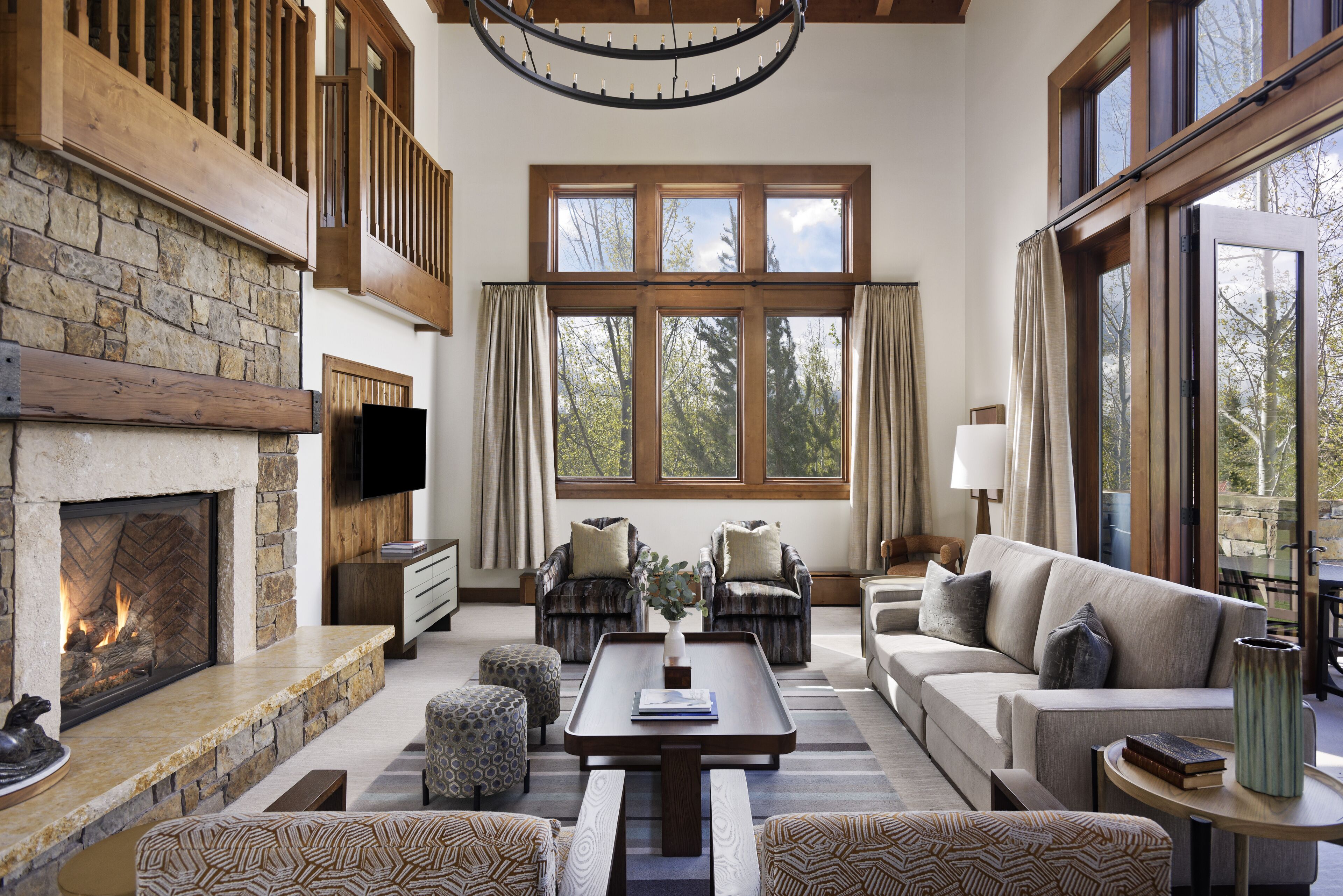 Living room view of Four Seasons Resort Jackson Hole