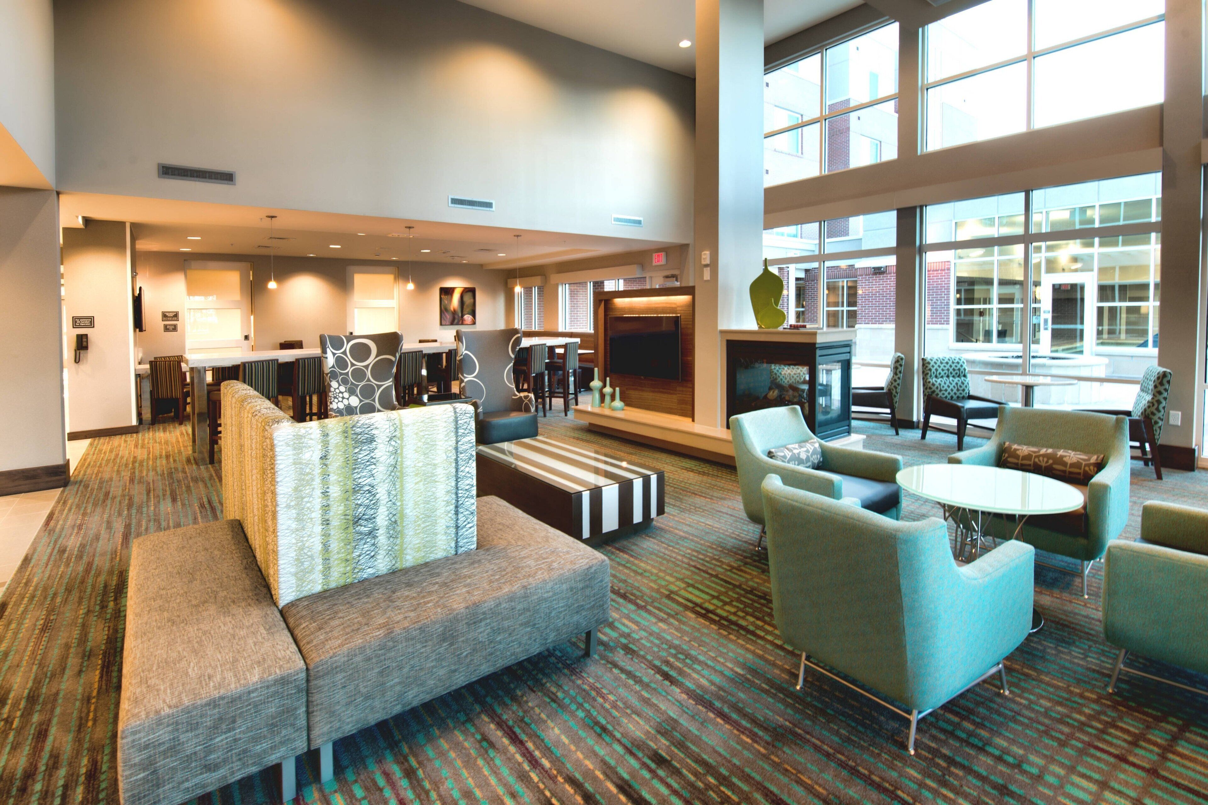 Lounge view of Residence Inn by Marriott Omaha Aksarben Village