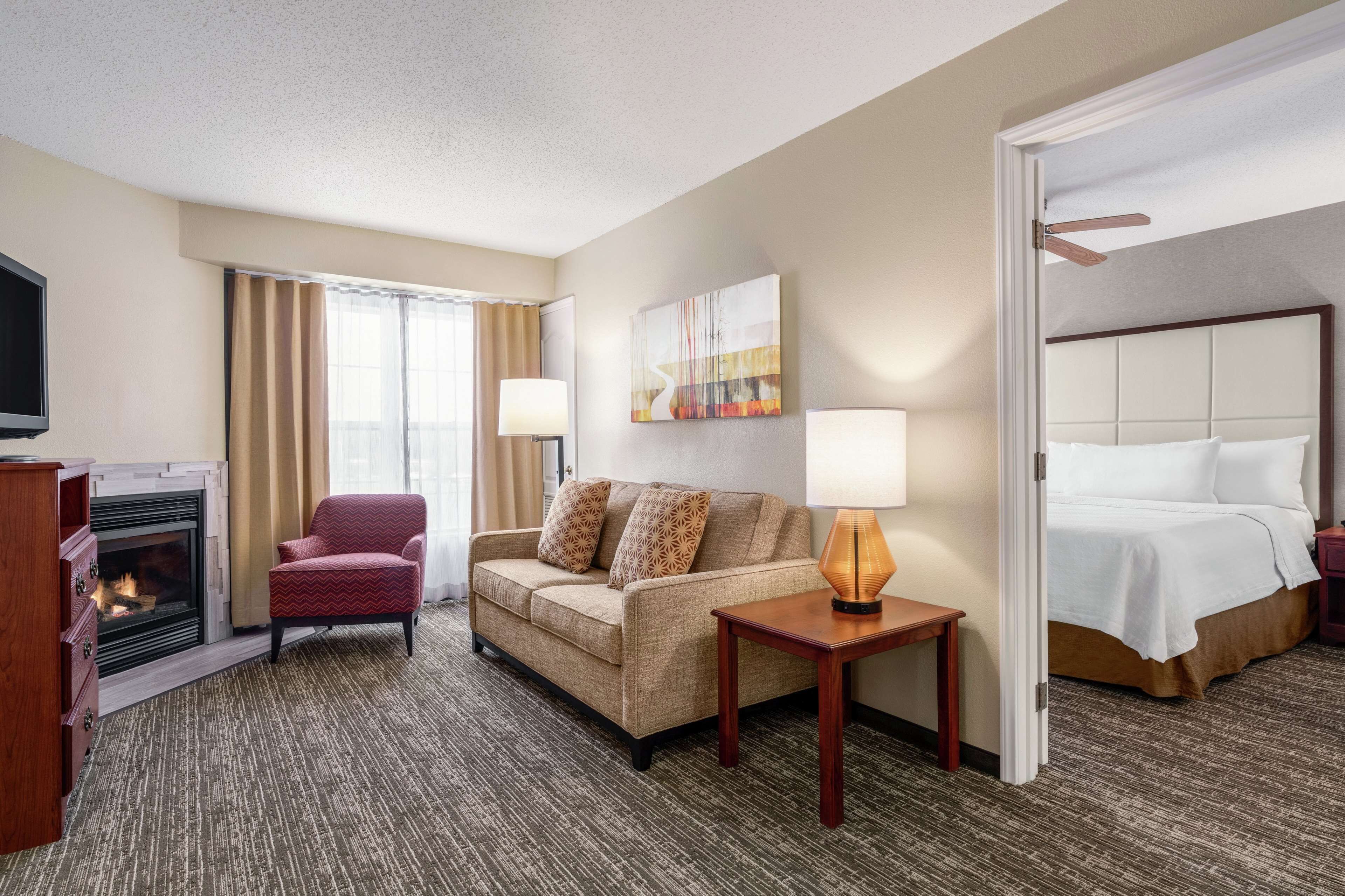 Living room view of Homewood Suites by Hilton Providence Warwick