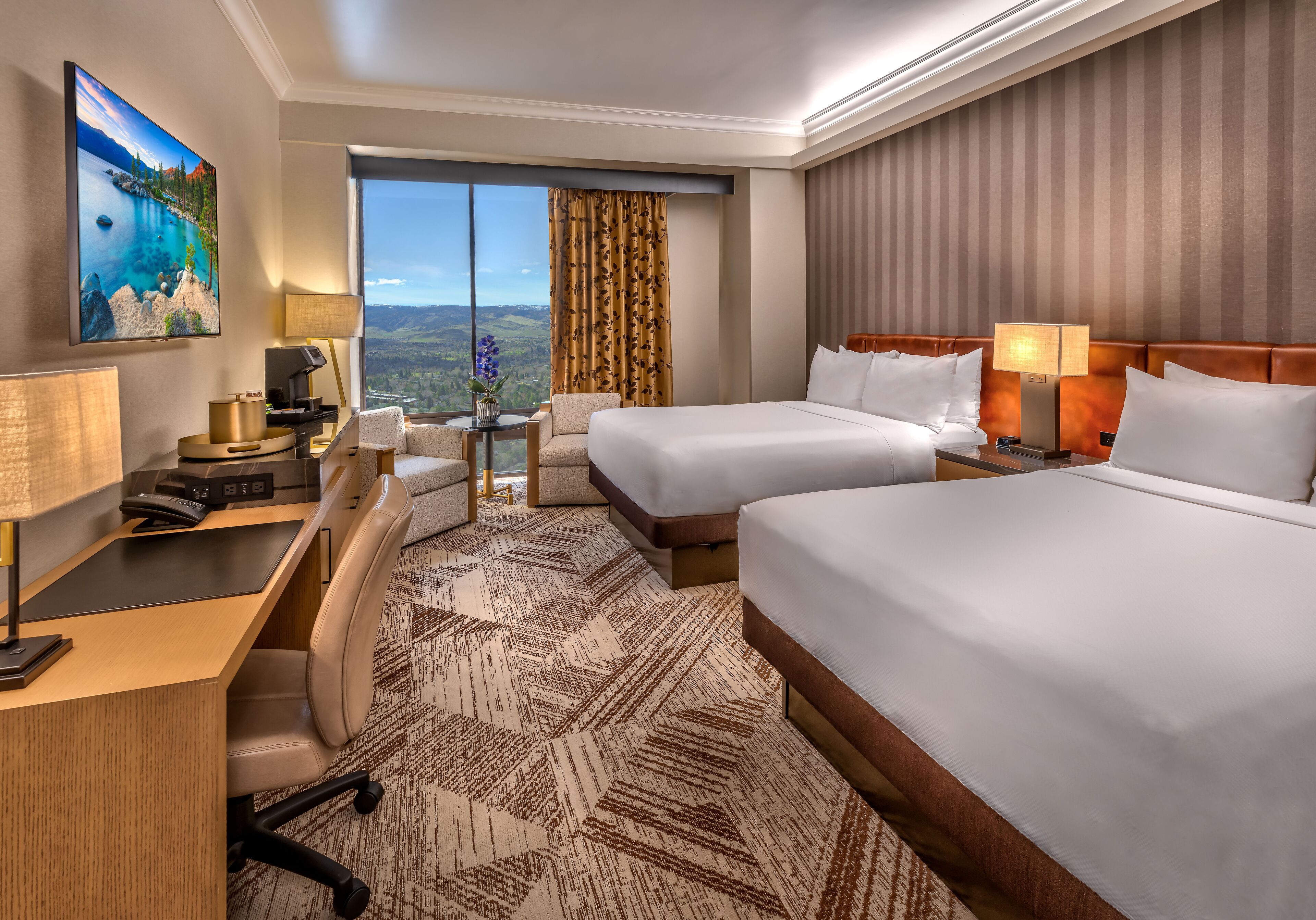 Bedroom view of Atlantis Casino Resort Spa
