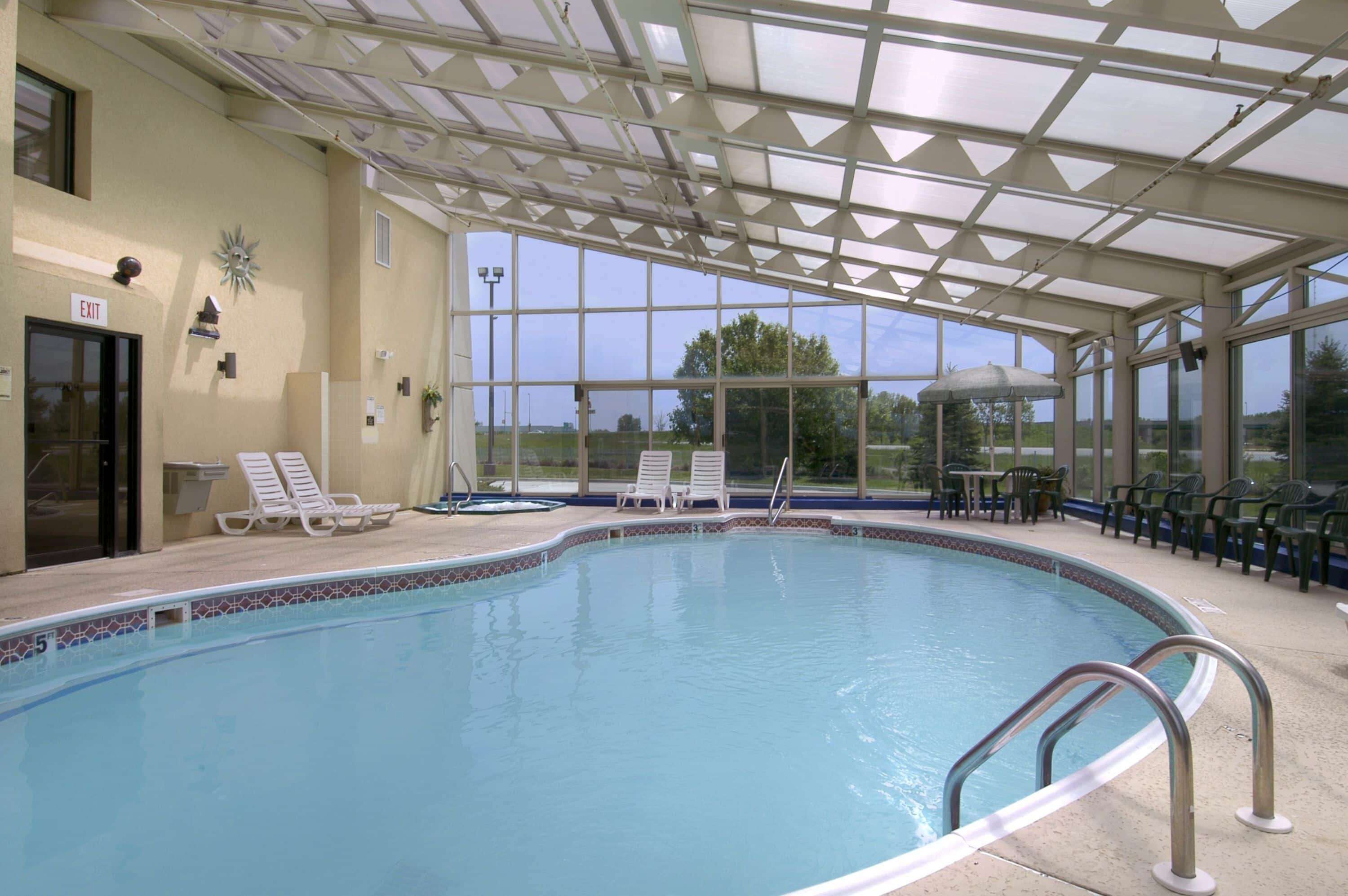 Pool view of Baymont by Wyndham Springfield IL