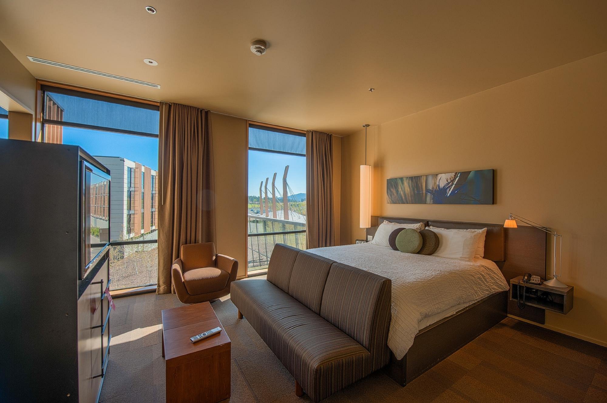 Bedroom view of Coeur D'Alene Casino Resort Hotel
