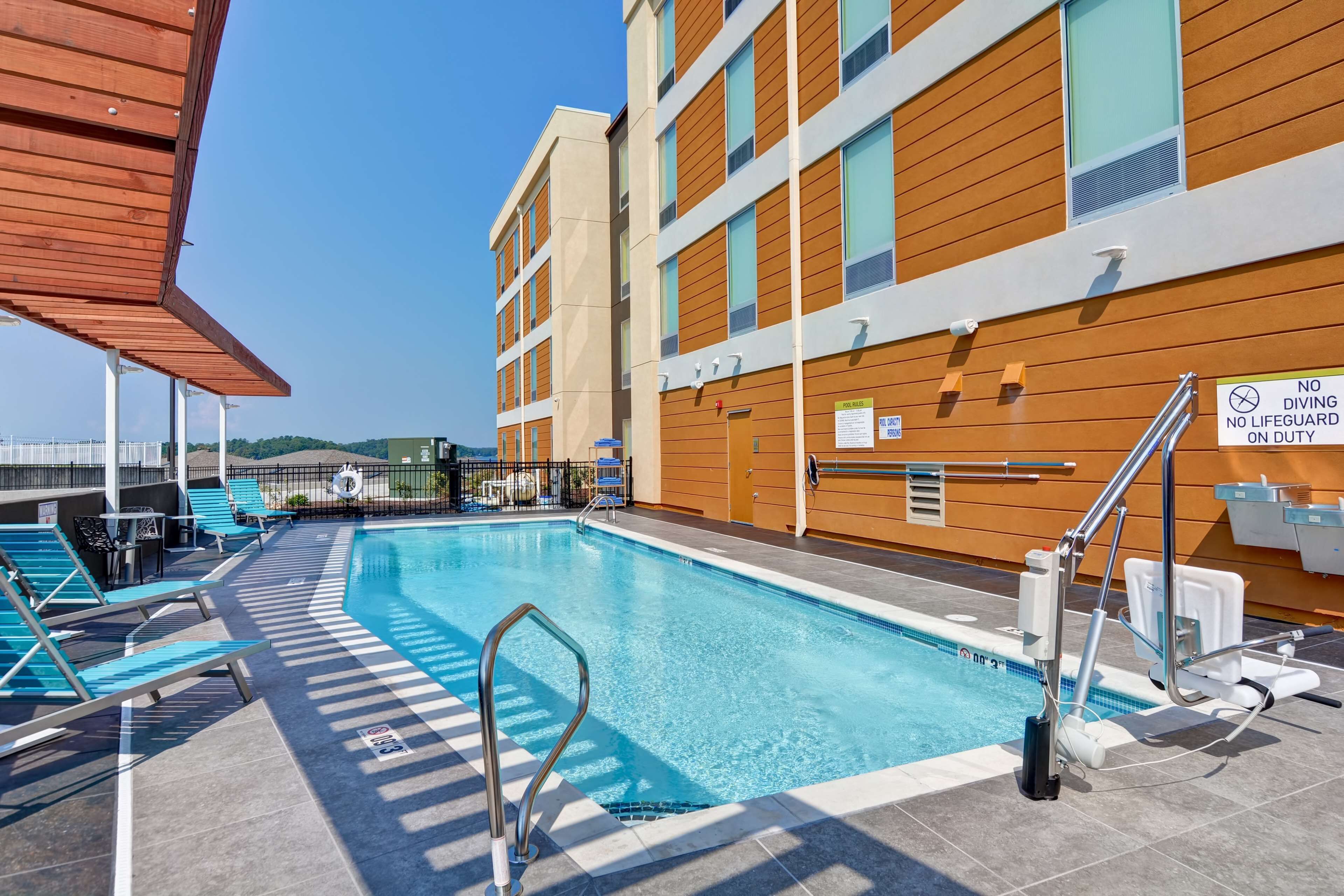Pool view of Home2 Suites by Hilton Hot Springs