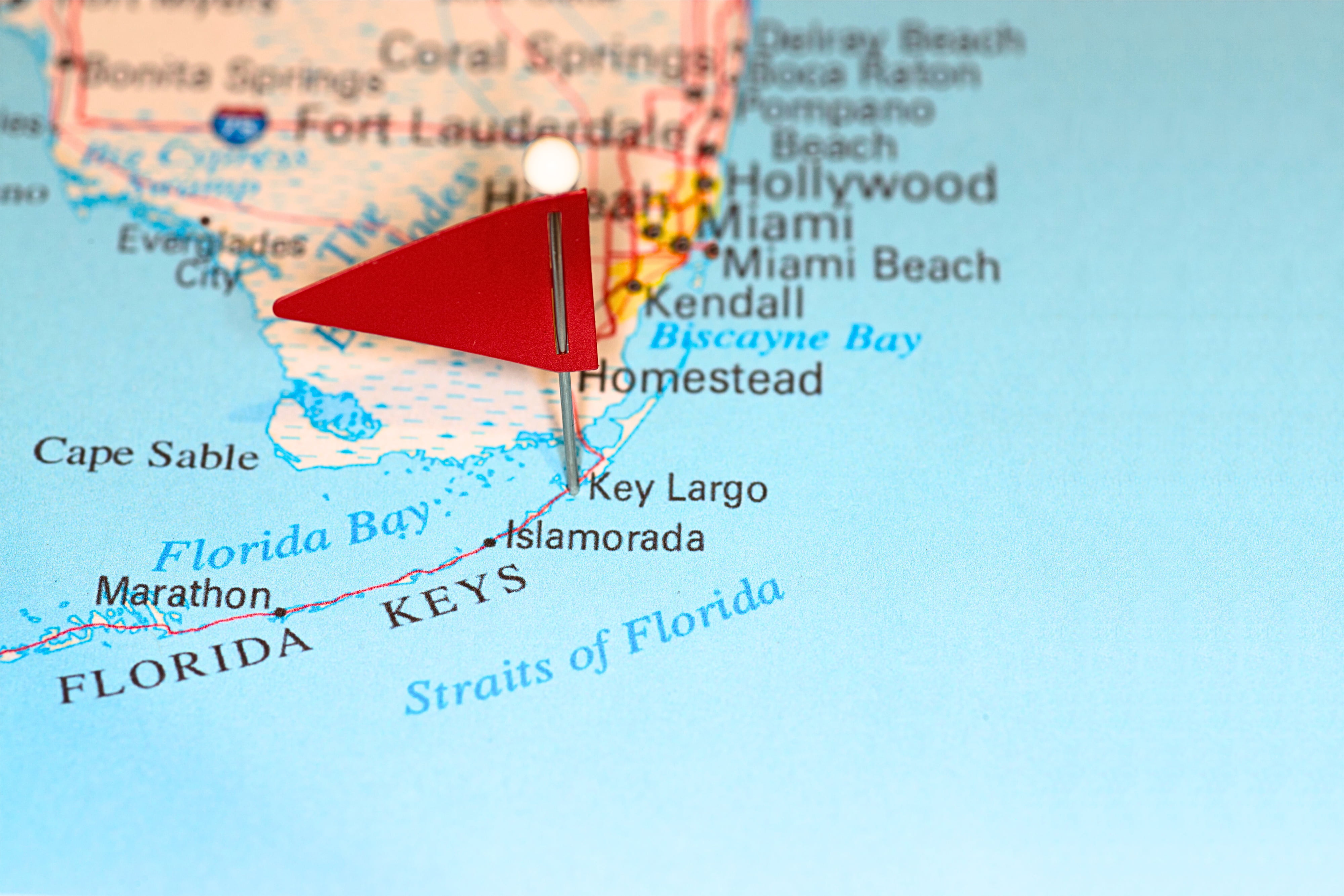 Key Largo, FL, USA map