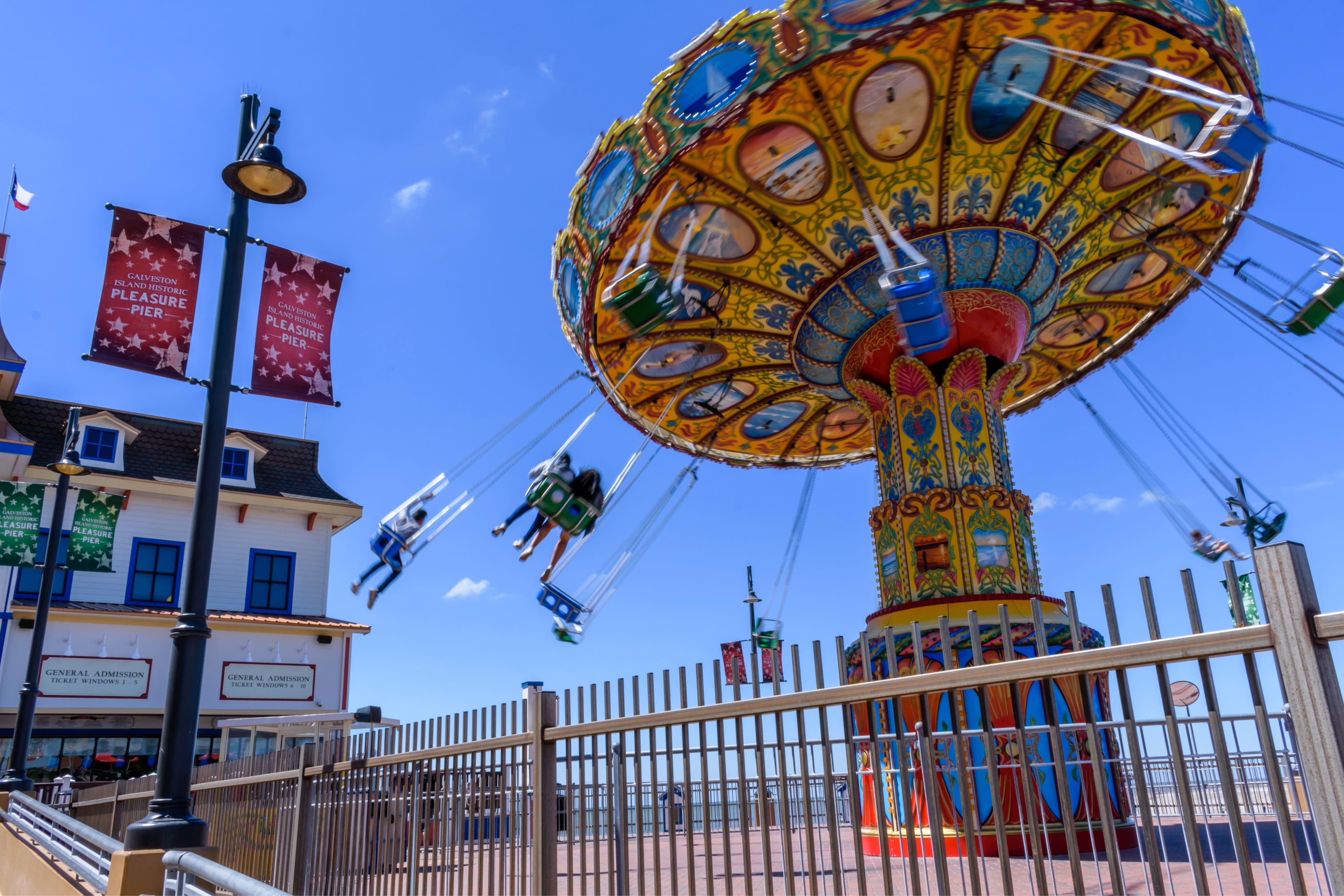 Ferris wheel in Galveston