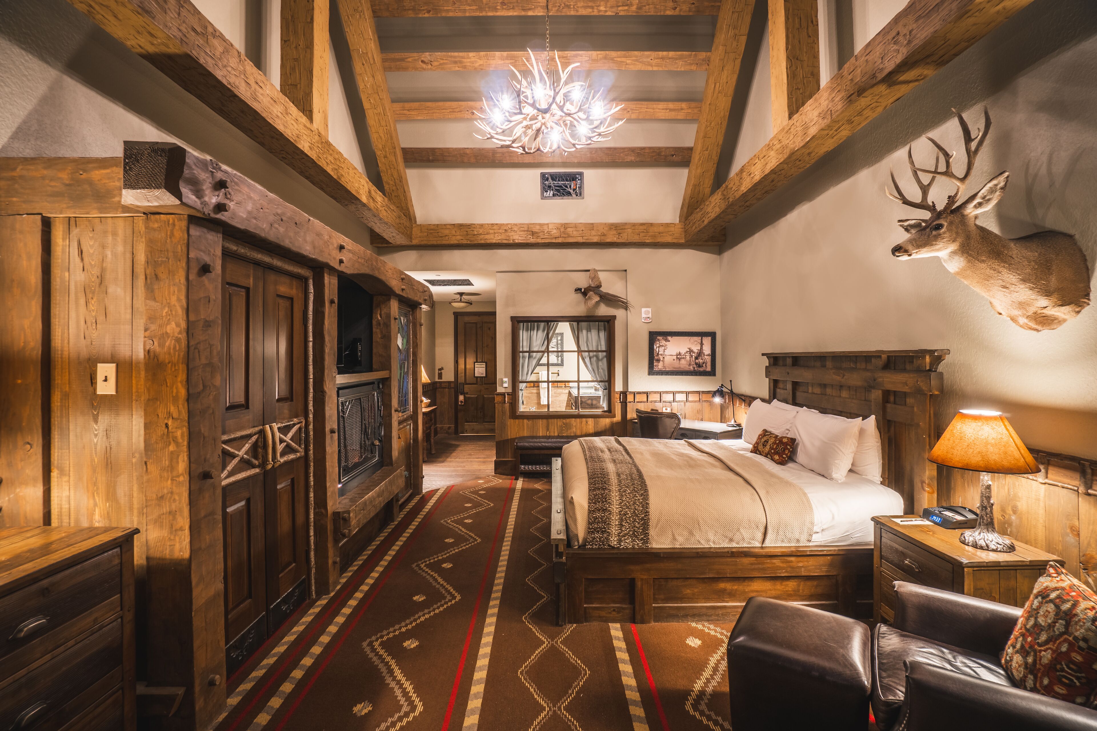 Bedroom view of Big Cypress Lodge