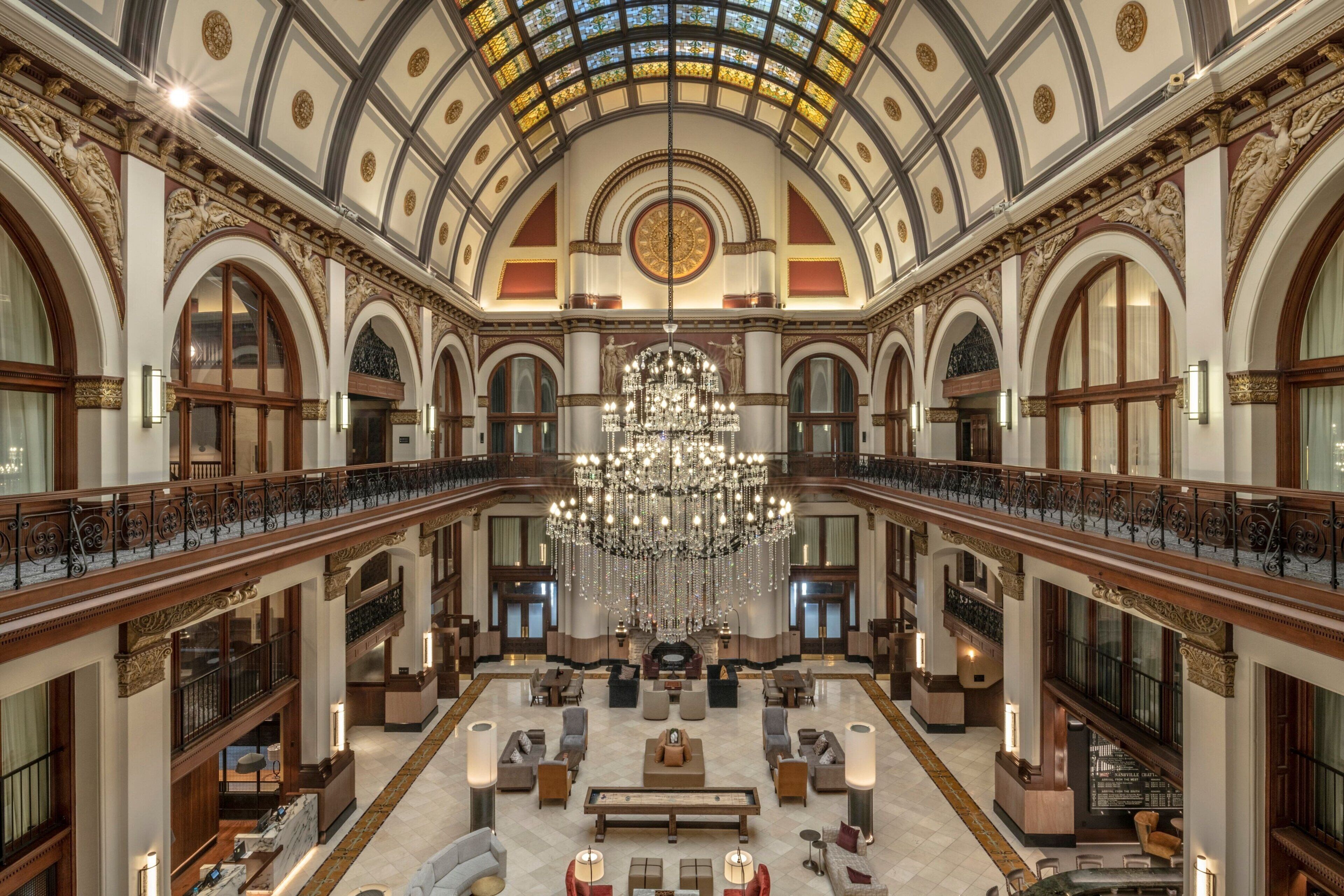 Lobby view of The Union Station Nashville Yards, Autograph Collection