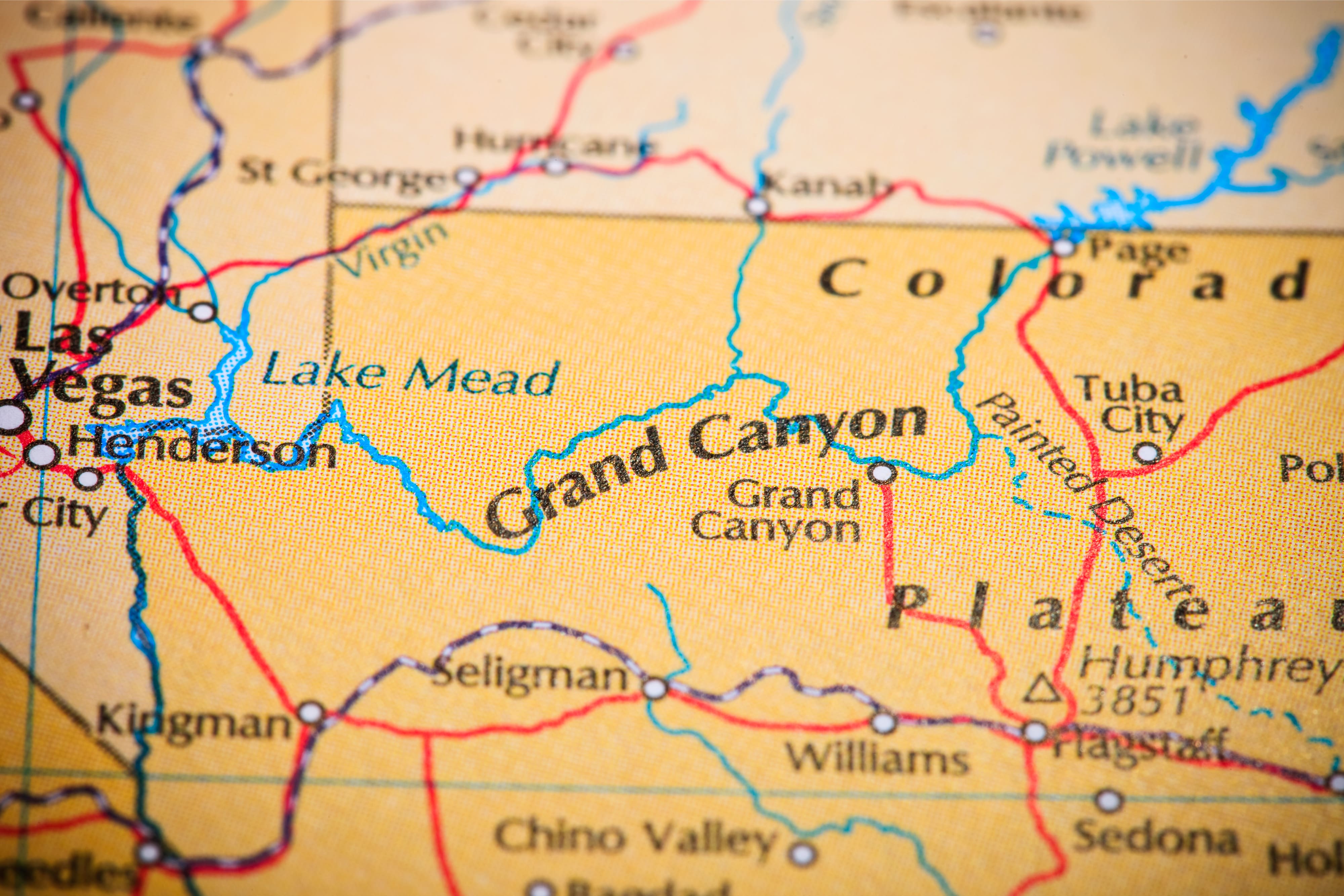 Grand Canyon map