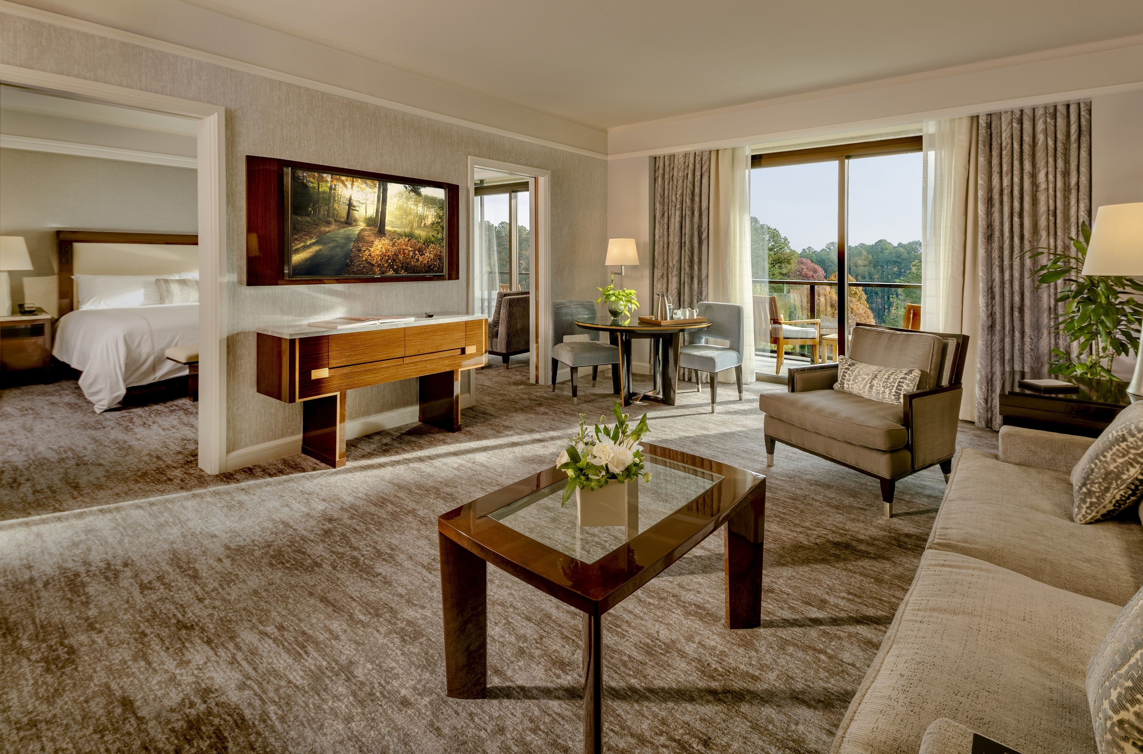 Living room view of The Umstead Hotel and Spa