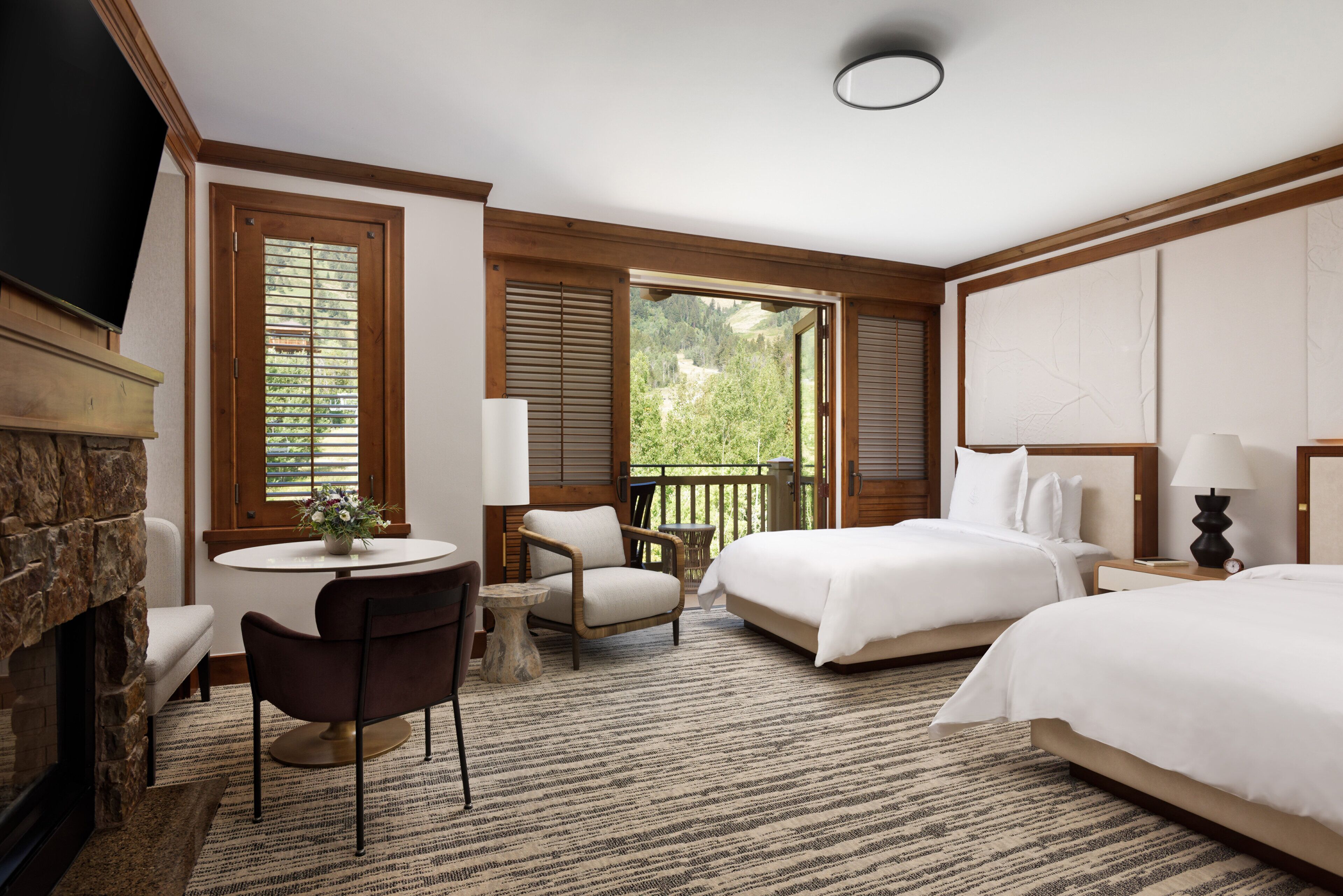 Bedroom view of Four Seasons Resort Jackson Hole