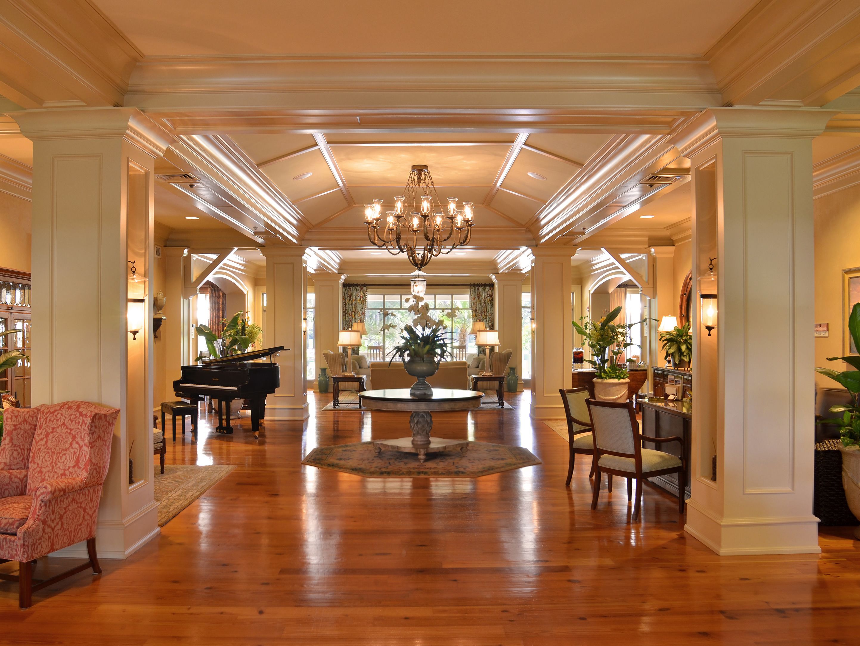 Lobby view of The Inn & Club at Harbour Town