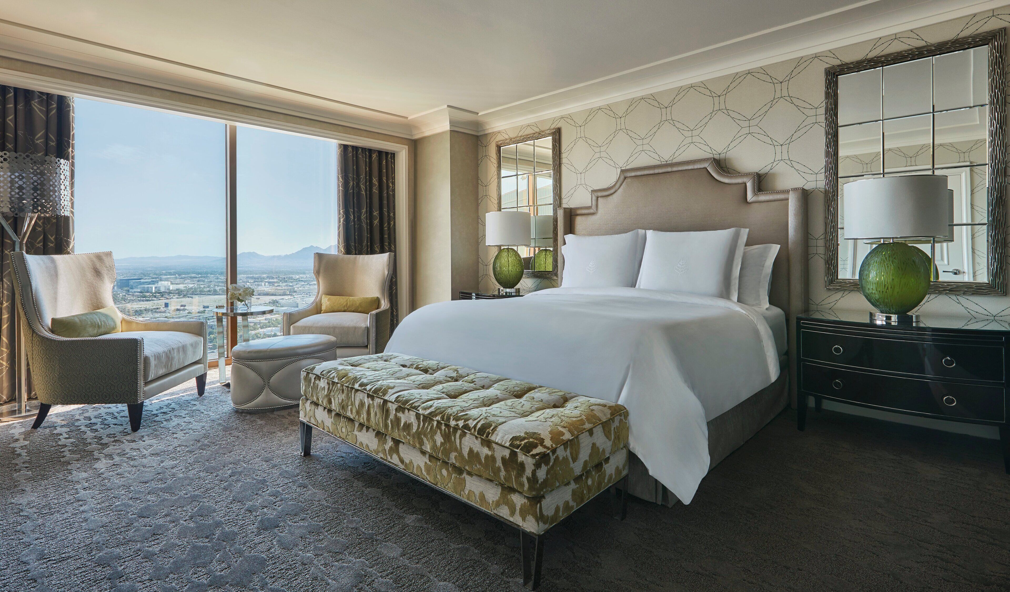 Bedroom view of Four Seasons Hotel Las Vegas