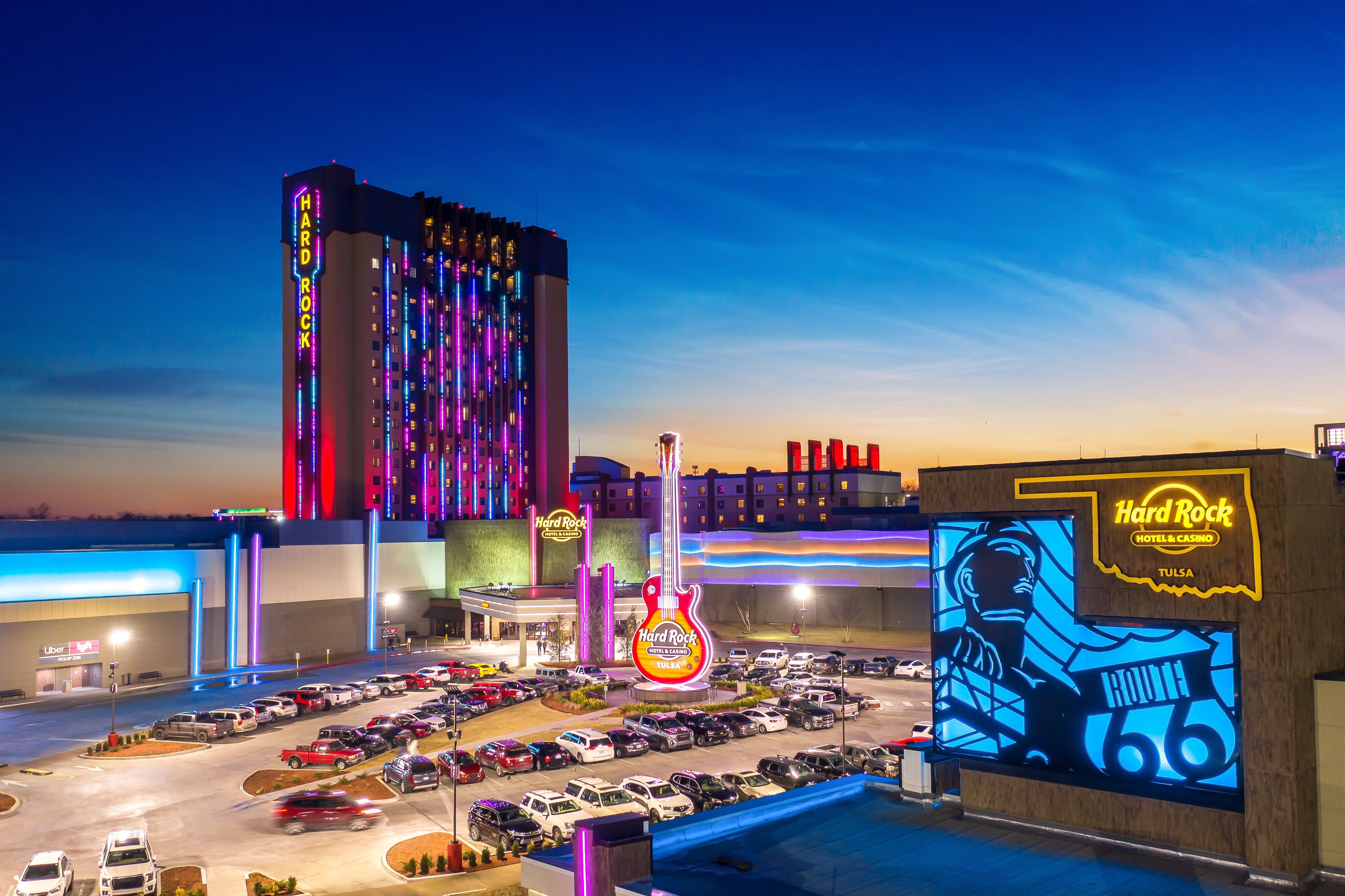 Building view of Hard Rock Hotel & Casino Tulsa