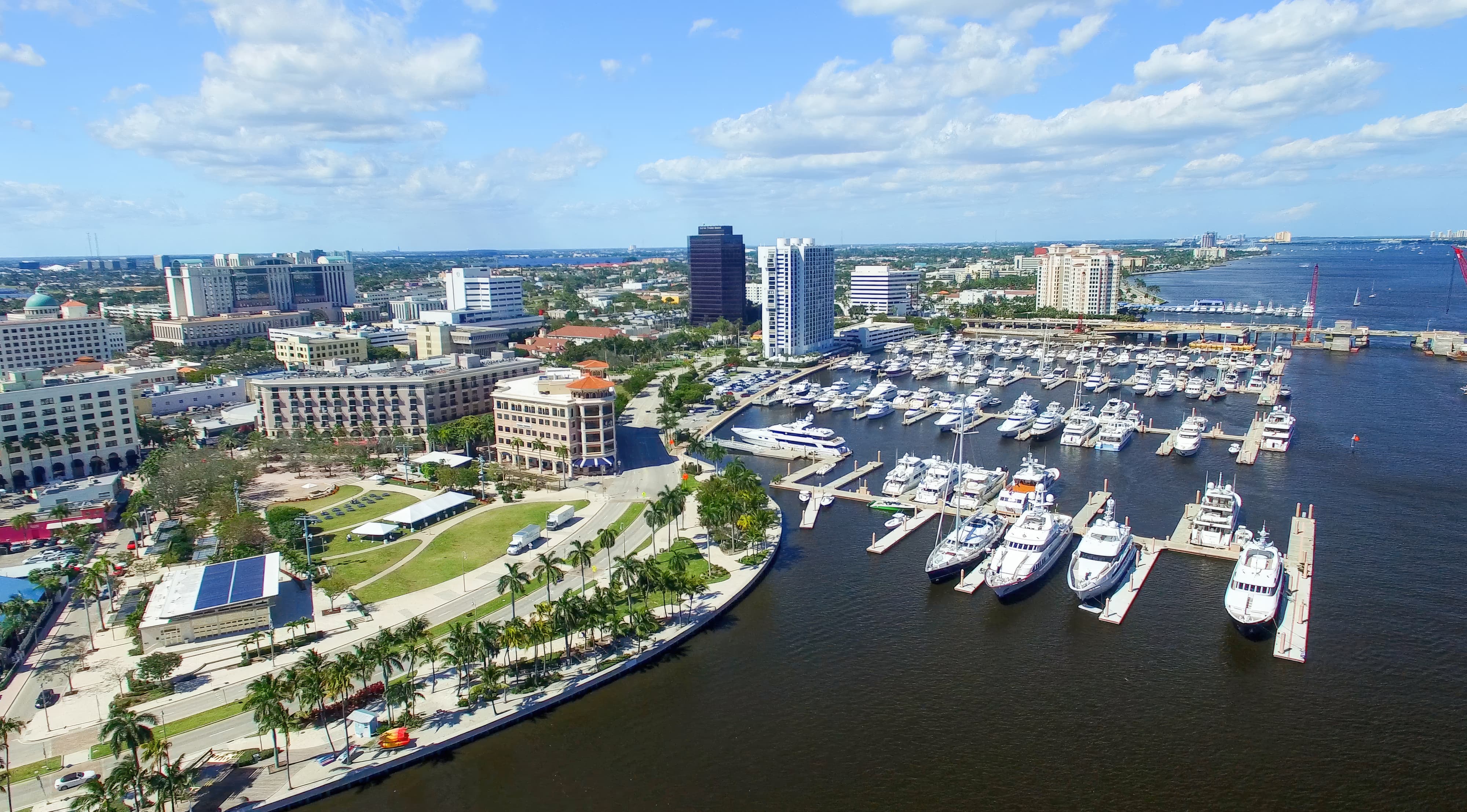 West Palm Beach Aerial View, Florida