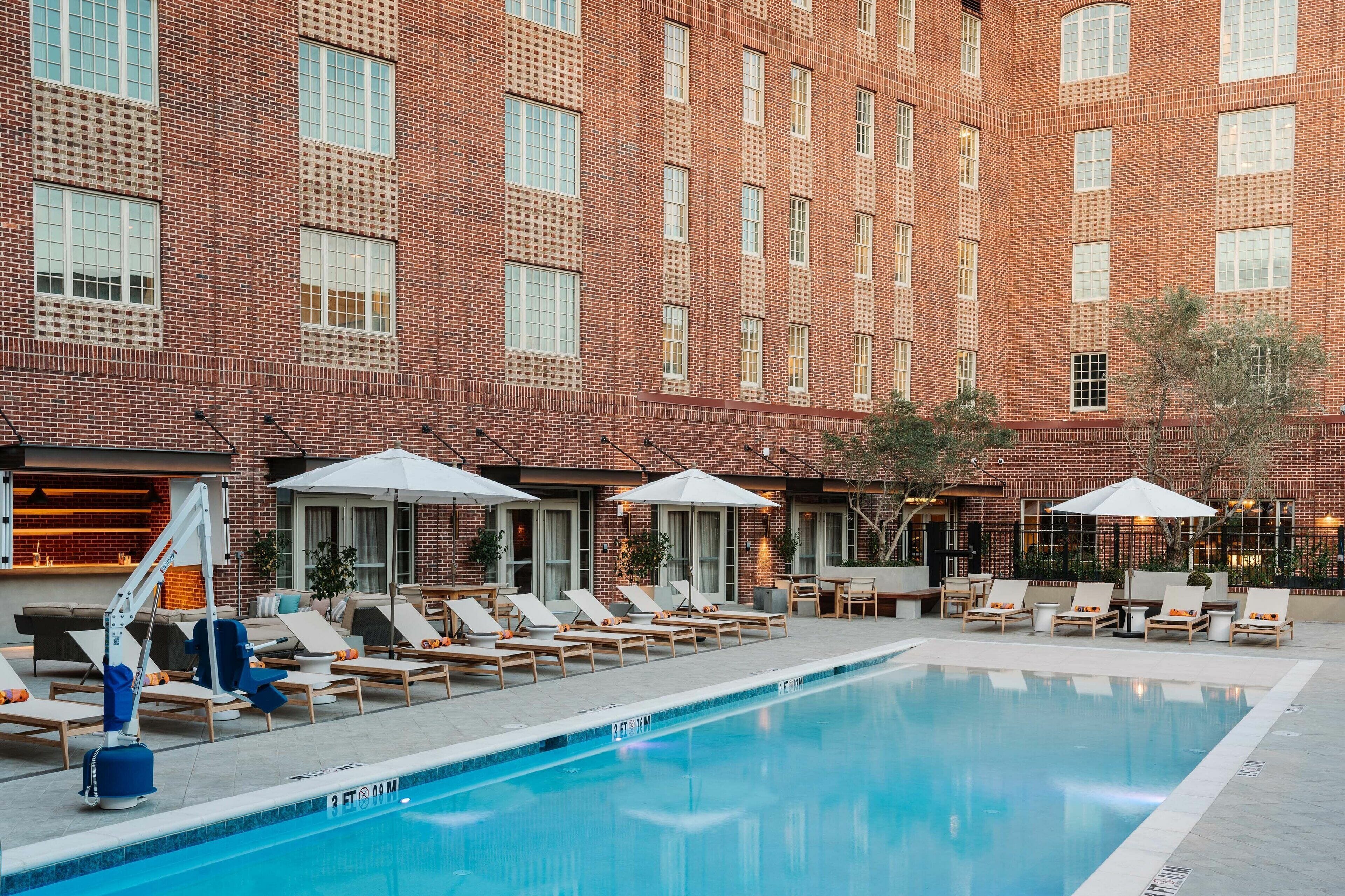 Pool view of The Alida, Savannah, a Tribute Portfolio Hotel